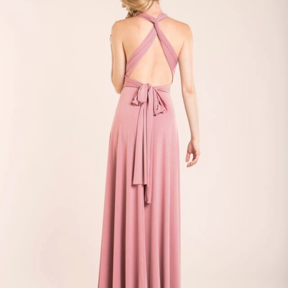 Convertible Maxi bridesmaid dress